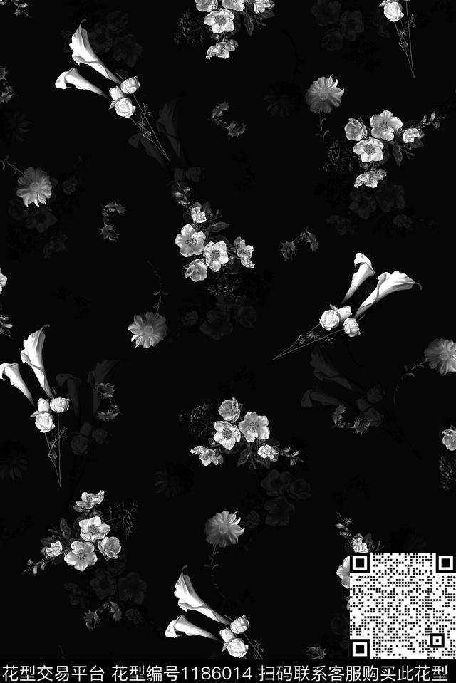 春夏华亿平台女装小碎花数码印花华亿平台下载（图片编号: 1186014） - 瓦栏（Walan）