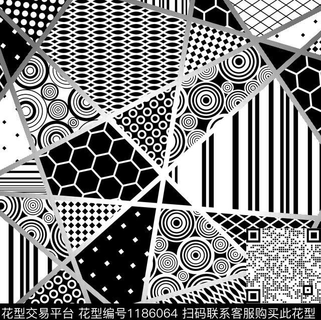 几何大牌风艺术传统印花华亿平台下载（图片编号: 1186064） - 瓦栏（Walan）