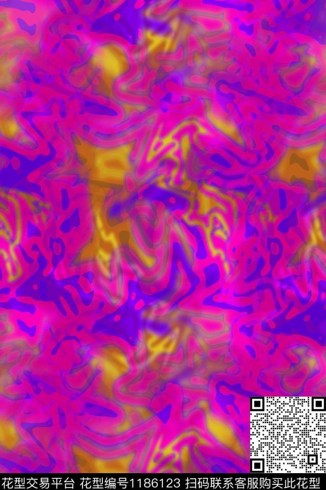 抽象迷彩图案艺术迷彩数码印花华亿平台下载（图片编号: 1186123） - 瓦栏（Walan）