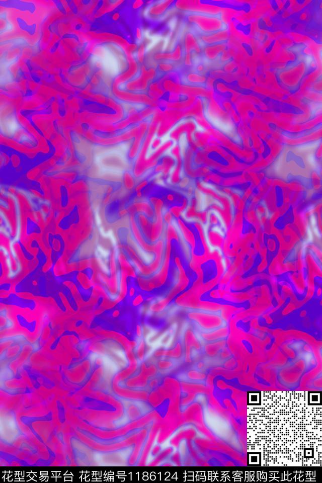 抽象迷彩图案艺术迷彩数码印花华亿平台下载（图片编号: 1186124） - 瓦栏（Walan）