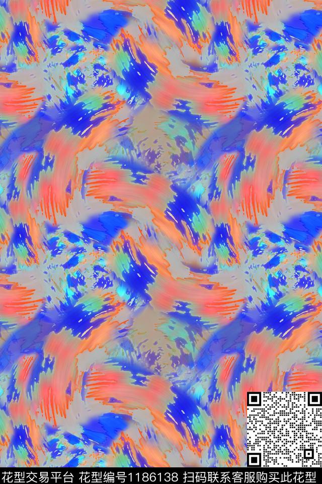 抽象迷彩图案艺术迷彩数码印花华亿平台下载（图片编号: 1186138） - 瓦栏（Walan）