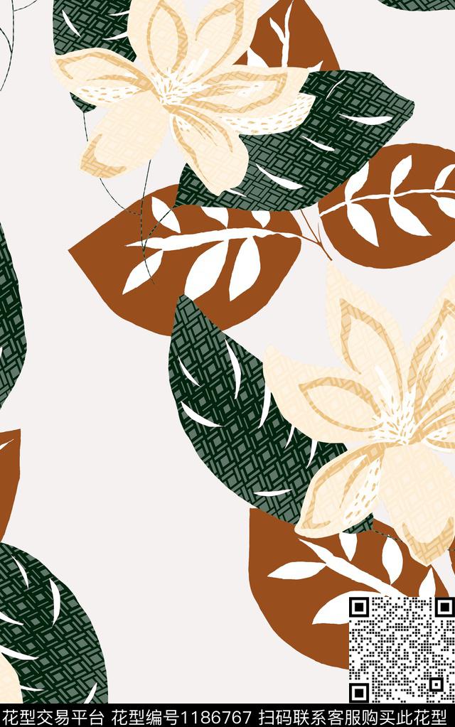 数码华亿平台男装几何传统印花华亿平台下载（图片编号: 1186767） - 瓦栏（Walan）