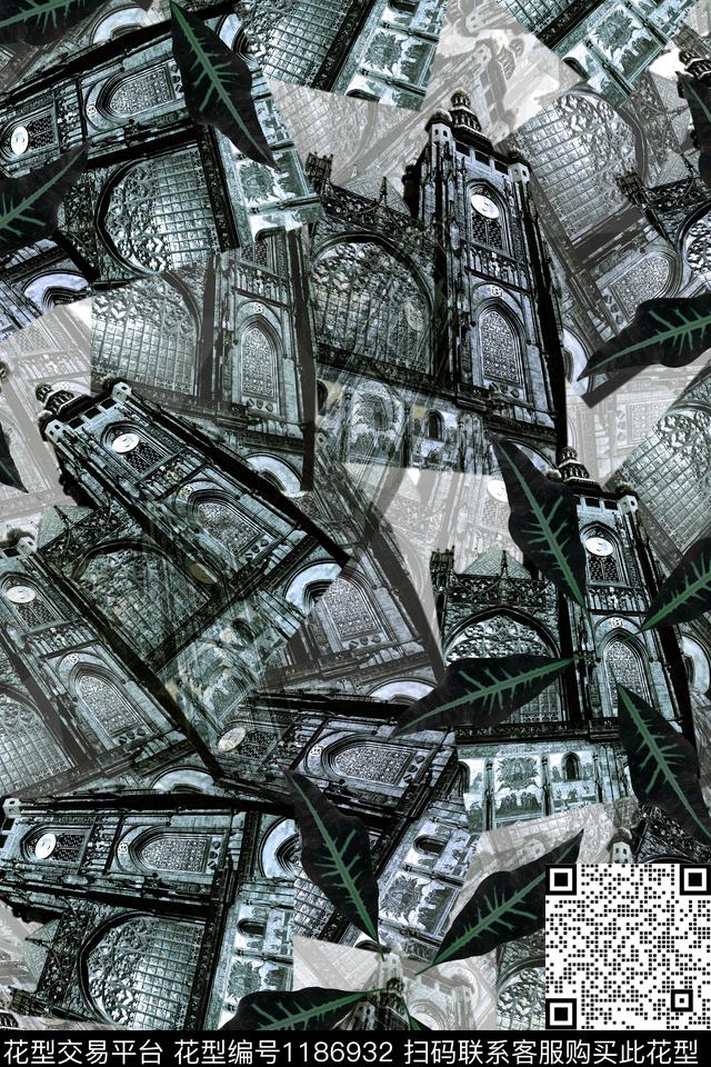 男装休闲复古数码印花华亿平台下载（图片编号: 1186932） - 瓦栏（Walan）