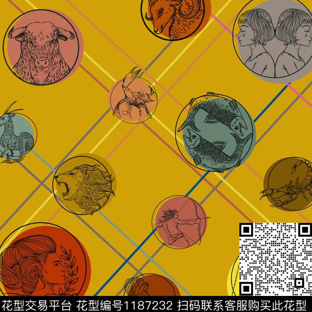 潮牌手绘大牌风传统印花华亿平台下载（图片编号: 1187232） - 瓦栏（Walan）