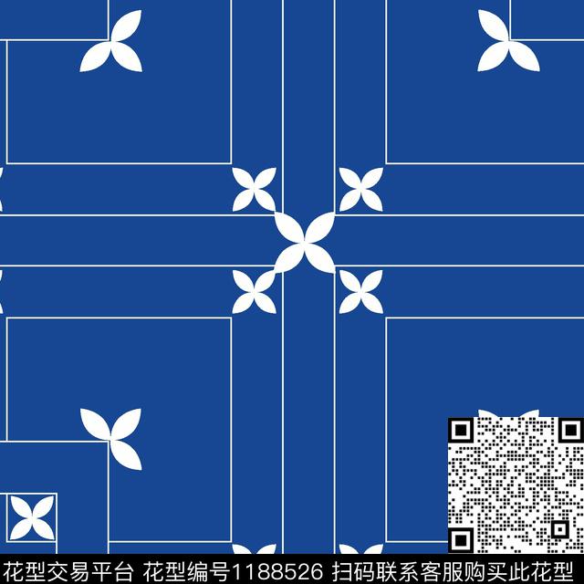 简约几何大牌风传统印花华亿平台下载（图片编号: 1188526） - 瓦栏（Walan）