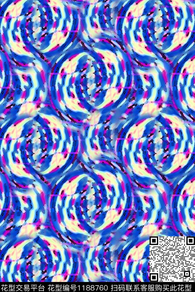 抽象迷彩图案民族风图案数码印花华亿平台下载（图片编号: 1188760） - 瓦栏（Walan）