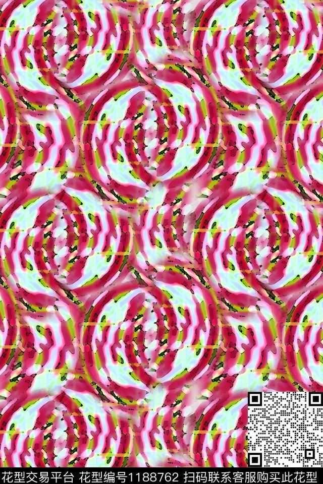 抽象迷彩图案民族风图案数码印花华亿平台下载（图片编号: 1188762） - 瓦栏（Walan）