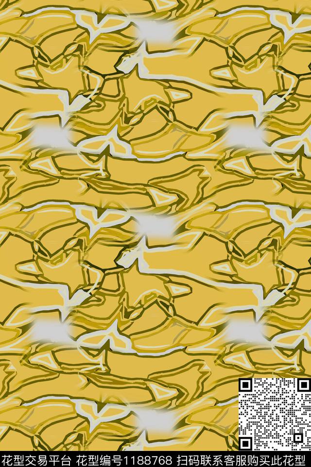 几何抽象艺术迷彩传统印花华亿平台下载（图片编号: 1188768） - 瓦栏（Walan）