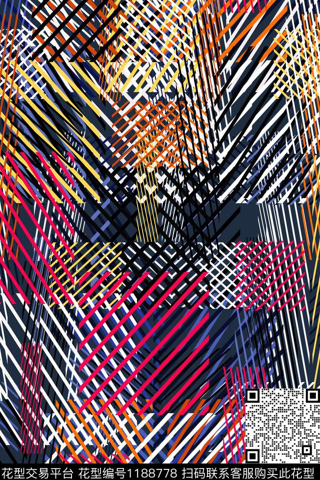 男装休闲几何传统印花华亿平台下载（图片编号: 1188778） - 瓦栏（Walan）