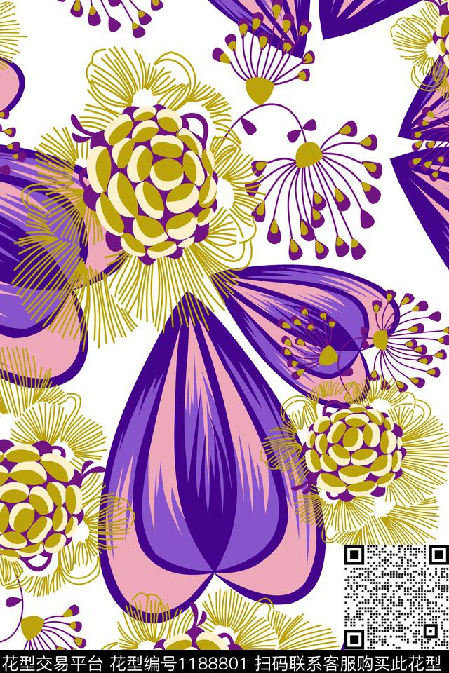 休闲几何印花传统印花华亿平台下载（图片编号: 1188801） - 瓦栏（Walan）