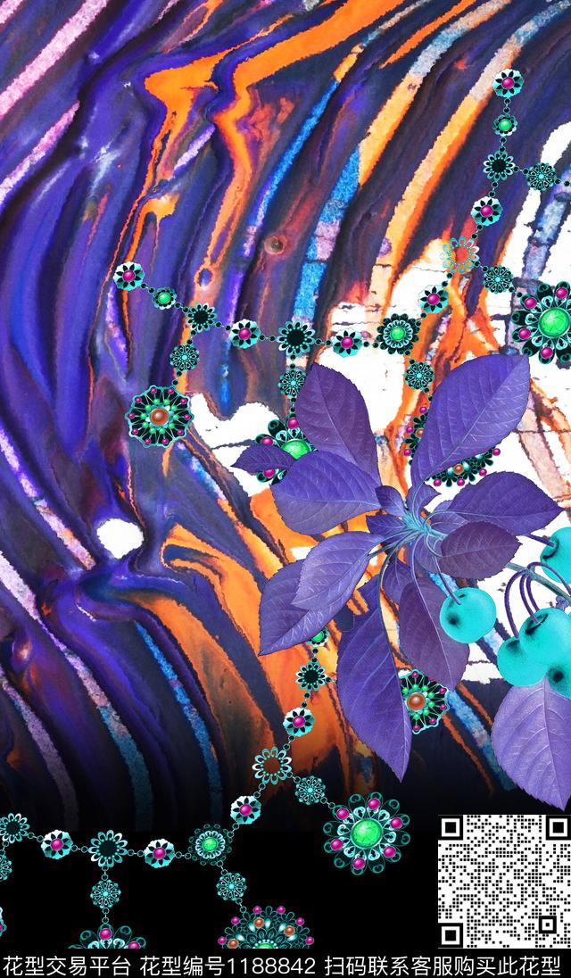 数码华亿平台几何格子数码印花华亿平台下载（图片编号: 1188842） - 瓦栏（Walan）