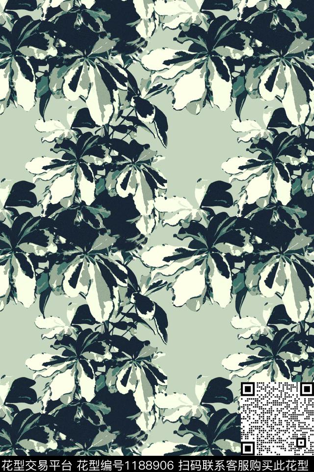 数码华亿平台大牌风文艺传统印花华亿平台下载（图片编号: 1188906） - 瓦栏（Walan）