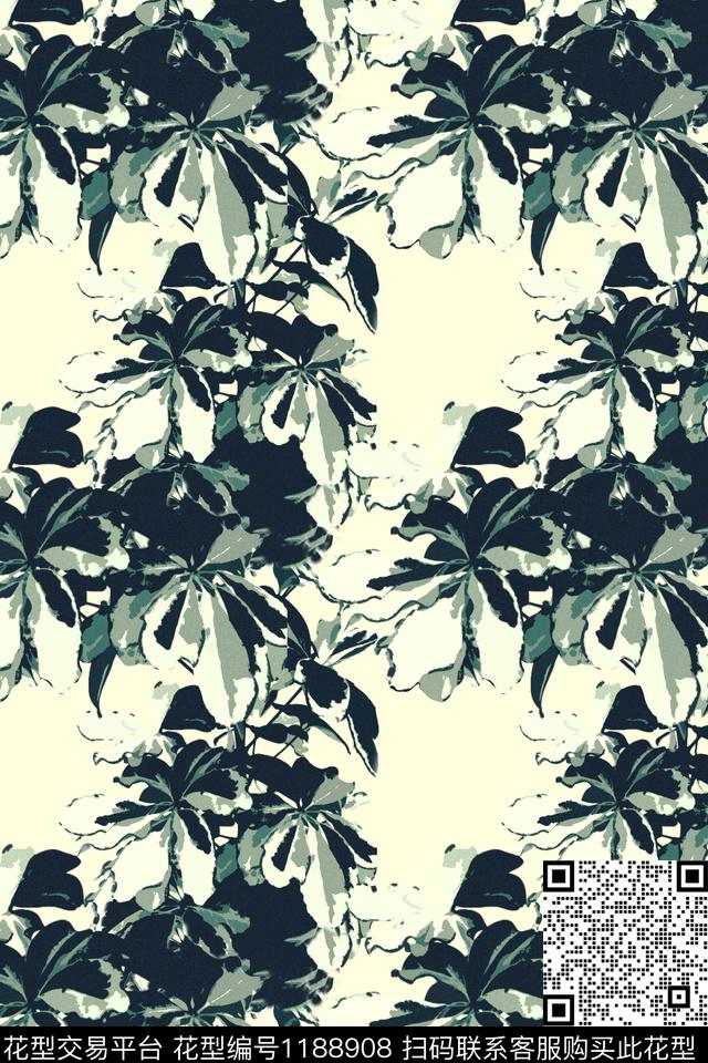 数码华亿平台大牌风文艺传统印花华亿平台下载（图片编号: 1188908） - 瓦栏（Walan）