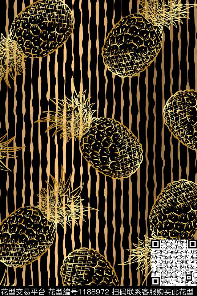 男装几何花卉数码印花华亿平台下载（图片编号: 1188972） - 瓦栏（Walan）