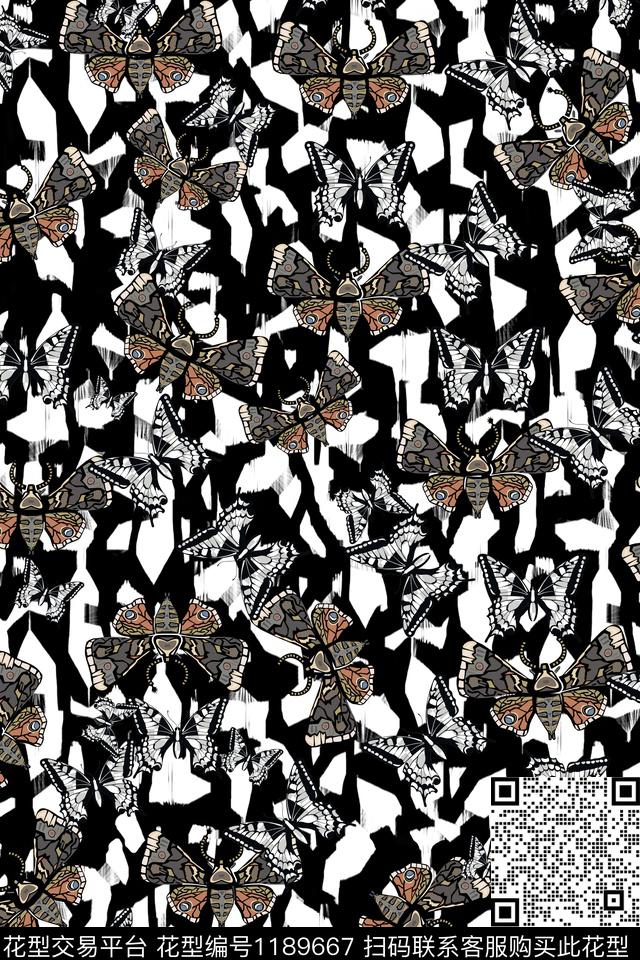 数码华亿平台男装几何数码印花华亿平台下载（图片编号: 1189667） - 瓦栏（Walan）