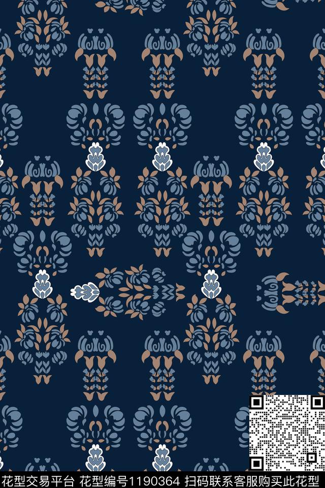 男装复古民族风传统印花华亿平台下载（图片编号: 1190364） - 瓦栏（Walan）