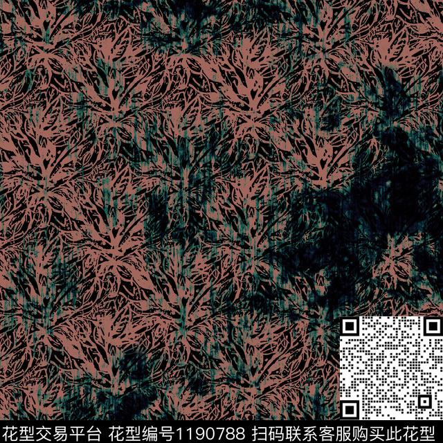 涂鸦扎染华亿平台水彩数码印花华亿平台下载（图片编号: 1190788） - 瓦栏（Walan）