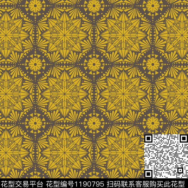 男装几何大牌男装传统印花华亿平台下载（图片编号: 1190795） - 瓦栏（Walan）