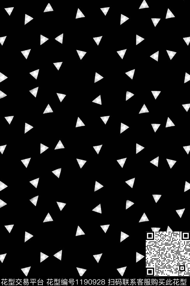 几何大牌风小清新传统印花华亿平台下载（图片编号: 1190928） - 瓦栏（Walan）