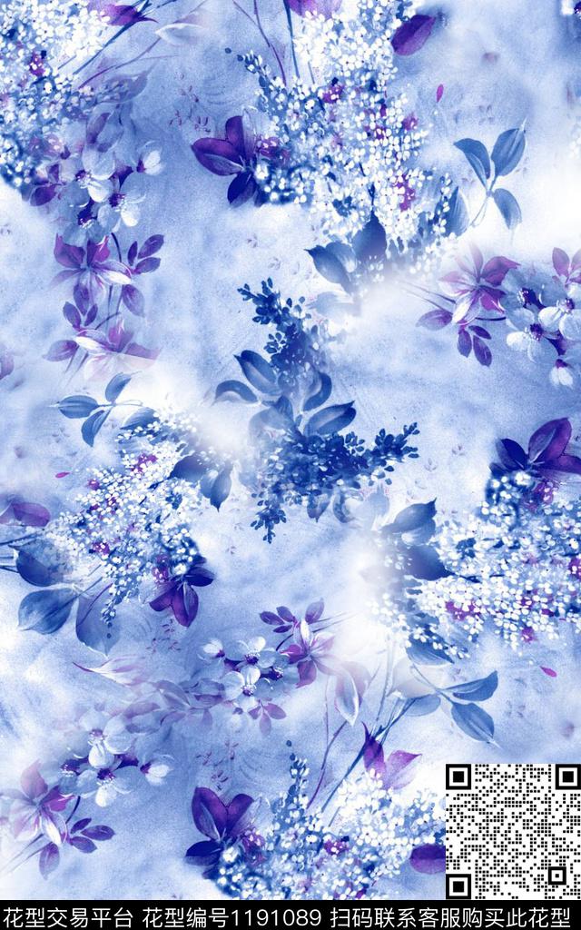 数码华亿平台花卉油画华亿平台数码印花华亿平台下载（图片编号: 1191089） - 瓦栏（Walan）