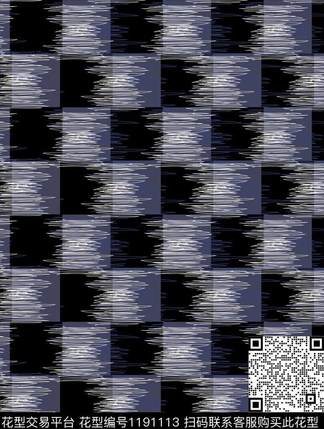 线条画休闲抽象男装传统印花华亿平台下载（图片编号: 1191113） - 瓦栏（Walan）
