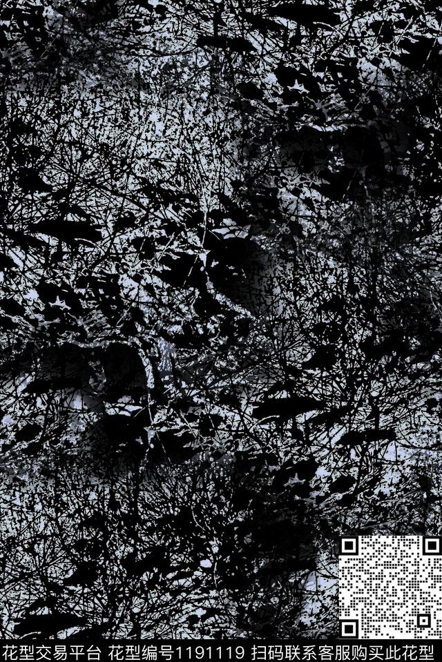 数码华亿平台男装抽象数码印花华亿平台下载（图片编号: 1191119） - 瓦栏（Walan）