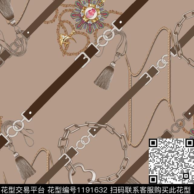 大牌风皮带欧式花卉数码印花华亿平台下载（图片编号: 1191632） - 瓦栏（Walan）