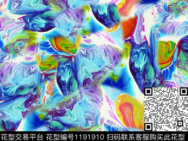 渐变肌理靓丽数码印花华亿平台下载（图片编号: 1191910） - 瓦栏（Walan）