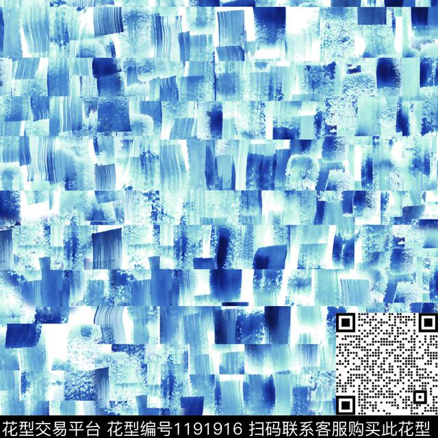 肌理几何创意数码印花华亿平台下载（图片编号: 1191916） - 瓦栏（Walan）