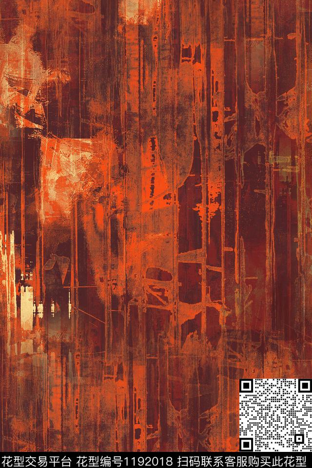 香云纱油画华亿平台中老年数码印花华亿平台下载（图片编号: 1192018） - 瓦栏（Walan）