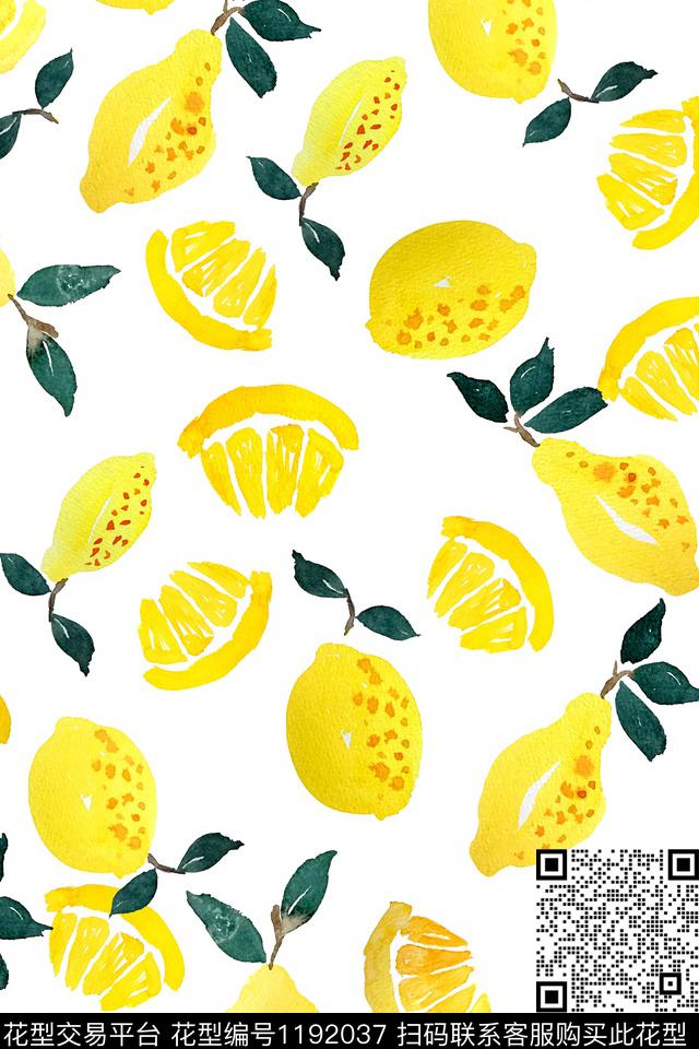 数码华亿平台手绘趣味数码印花华亿平台下载（图片编号: 1192037） - 瓦栏（Walan）