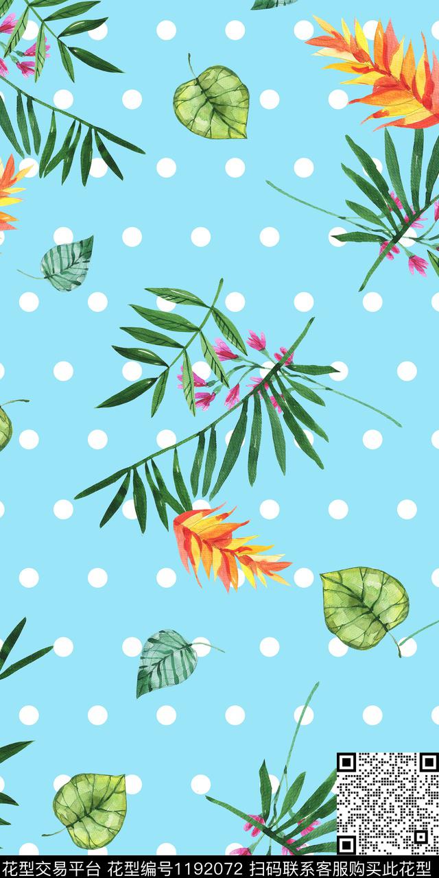 数码华亿平台手绘大牌风数码印花华亿平台下载（图片编号: 1192072） - 瓦栏（Walan）