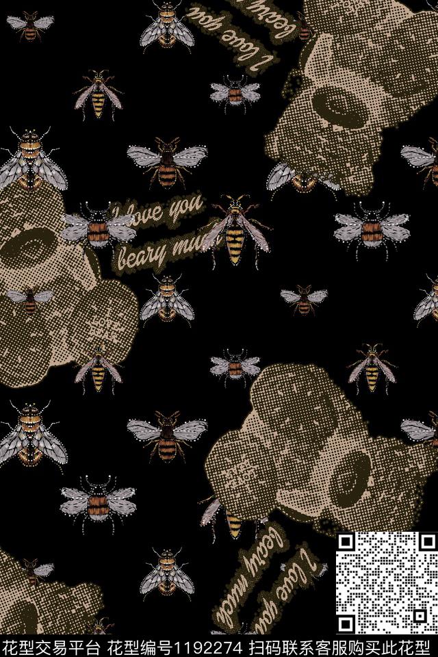 男装卡通趣味数码印花华亿平台下载（图片编号: 1192274） - 瓦栏（Walan）