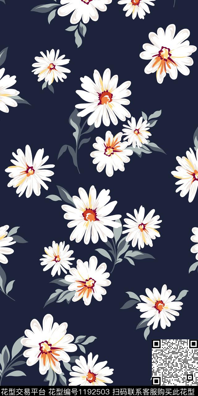 大牌风小碎花满版散花传统印花华亿平台下载（图片编号: 1192503） - 瓦栏（Walan）
