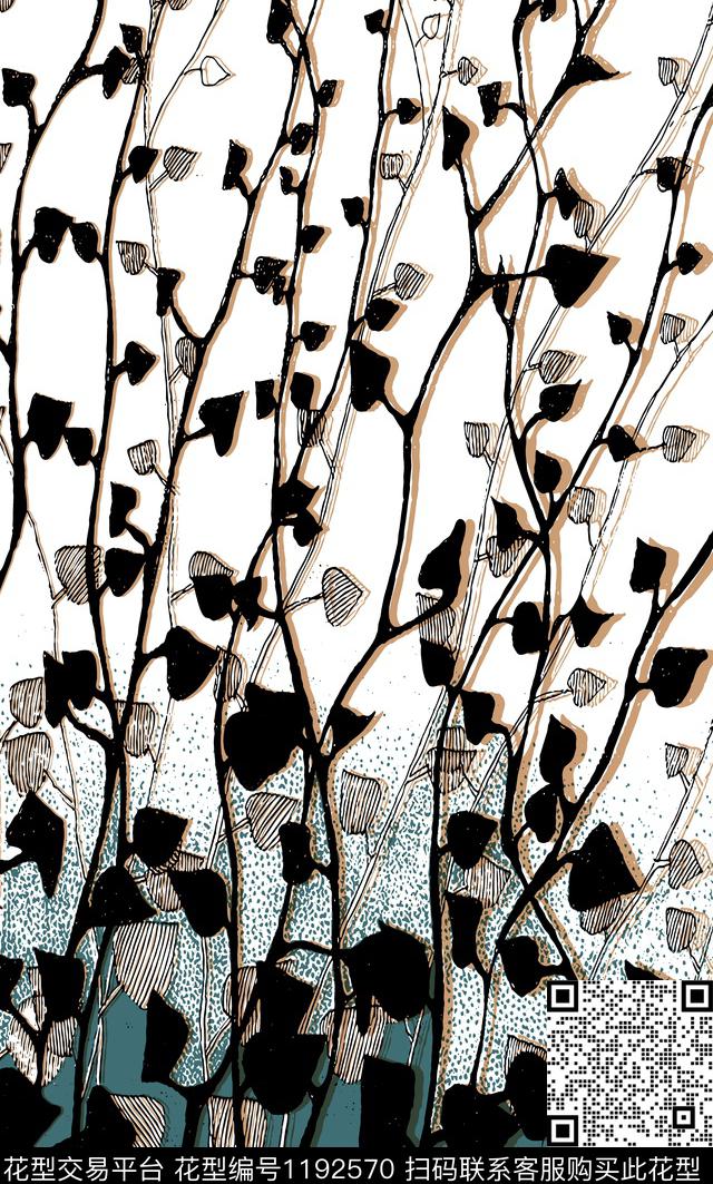 大牌风定位花纹理传统印花华亿平台下载（图片编号: 1192570） - 瓦栏（Walan）