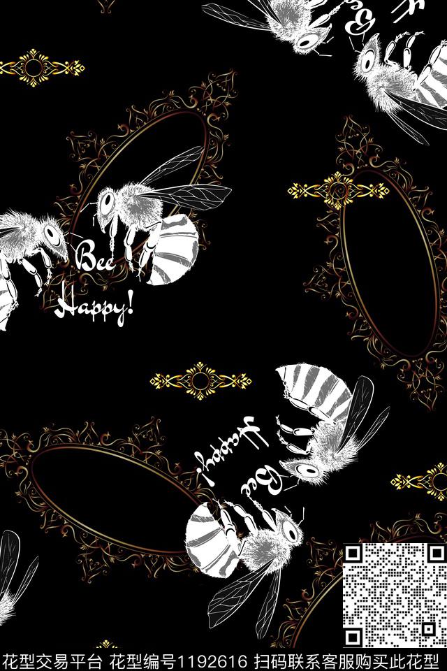 时尚男装卡通数码印花华亿平台下载（图片编号: 1192616） - 瓦栏（Walan）