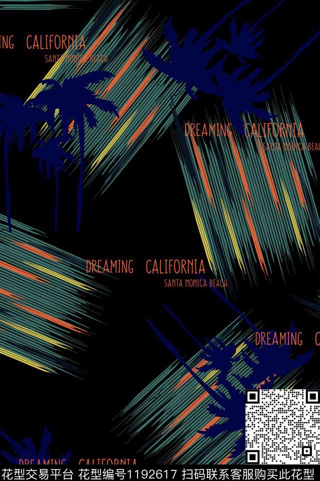 时尚男装卡通数码印花华亿平台下载（图片编号: 1192617） - 瓦栏（Walan）