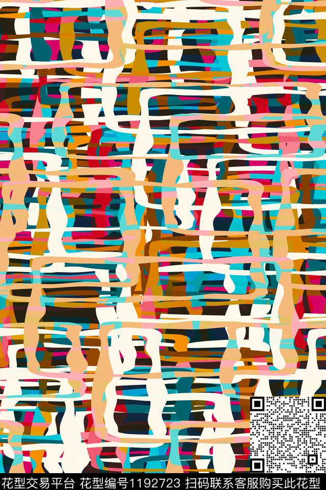 休闲男装几何传统印花华亿平台下载（图片编号: 1192723） - 瓦栏（Walan）