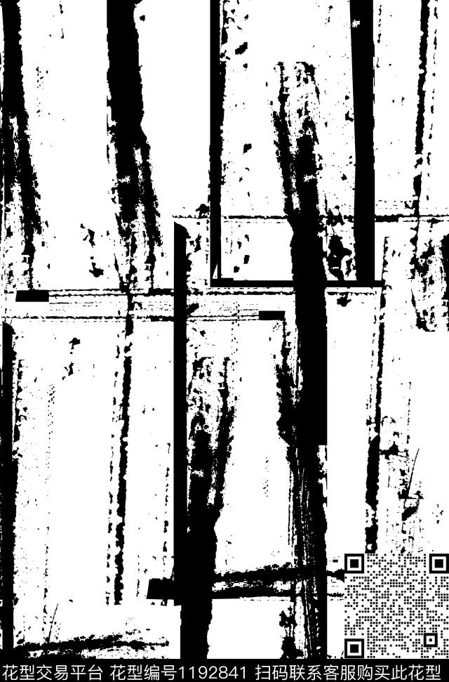 数码华亿平台男装抽象传统印花华亿平台下载（图片编号: 1192841） - 瓦栏（Walan）