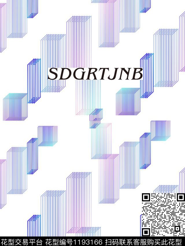 男装几何大牌风传统印花华亿平台下载（图片编号: 1193166） - 瓦栏（Walan）