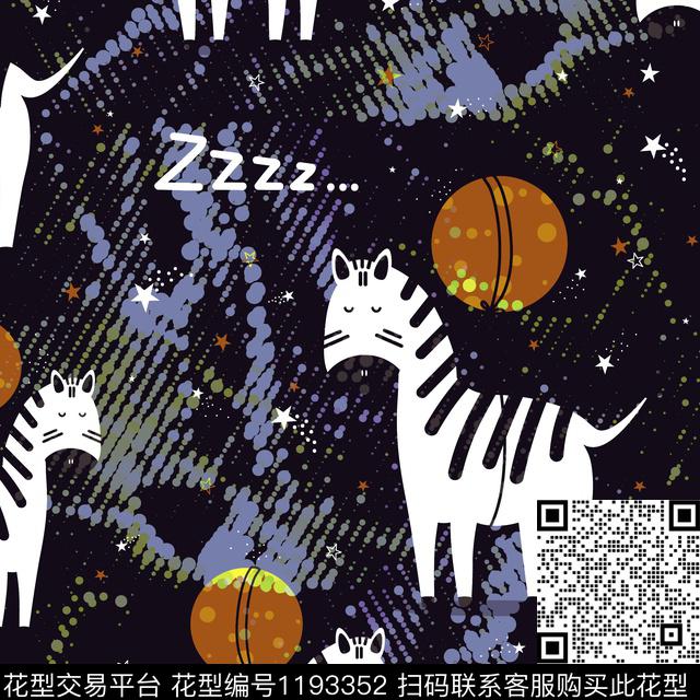 抽象男装卡通动物几何男装传统印花华亿平台下载（图片编号: 1193352） - 瓦栏（Walan）