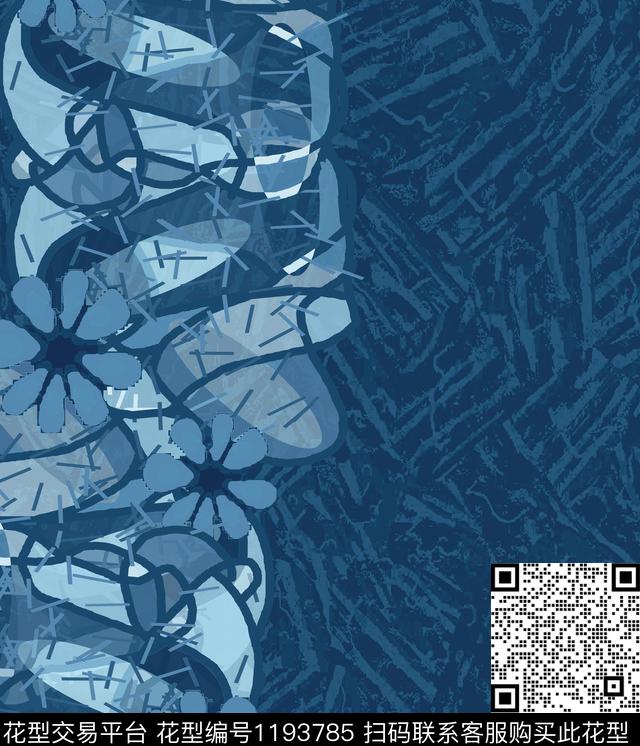 炫彩几何抽象数码印花华亿平台下载（图片编号: 1193785） - 瓦栏（Walan）