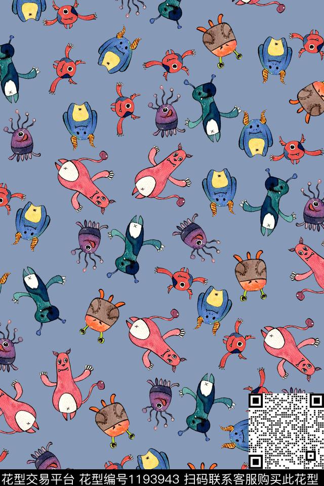 童装数码华亿平台手绘数码印花华亿平台下载（图片编号: 1193943） - 瓦栏（Walan）