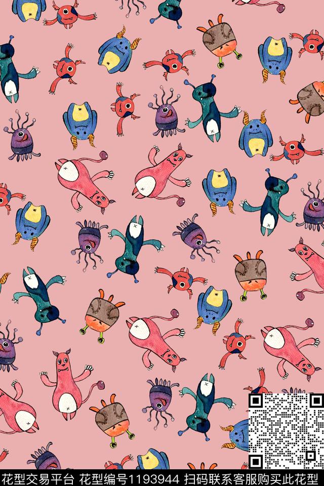 童装数码华亿平台手绘数码印花华亿平台下载（图片编号: 1193944） - 瓦栏（Walan）