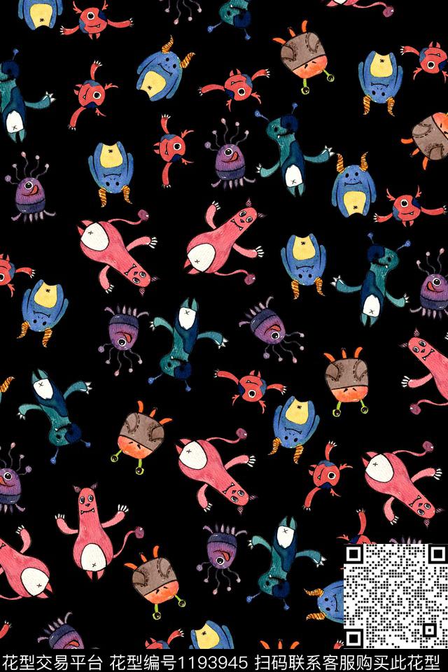 童装数码华亿平台手绘数码印花华亿平台下载（图片编号: 1193945） - 瓦栏（Walan）