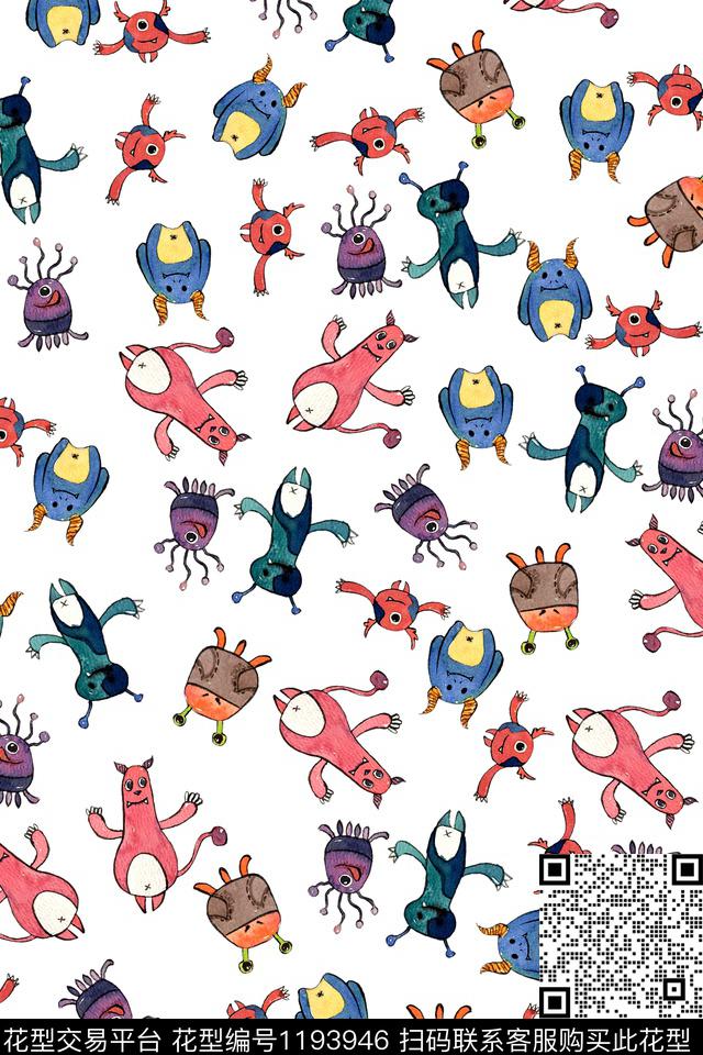 童装数码华亿平台手绘数码印花华亿平台下载（图片编号: 1193946） - 瓦栏（Walan）