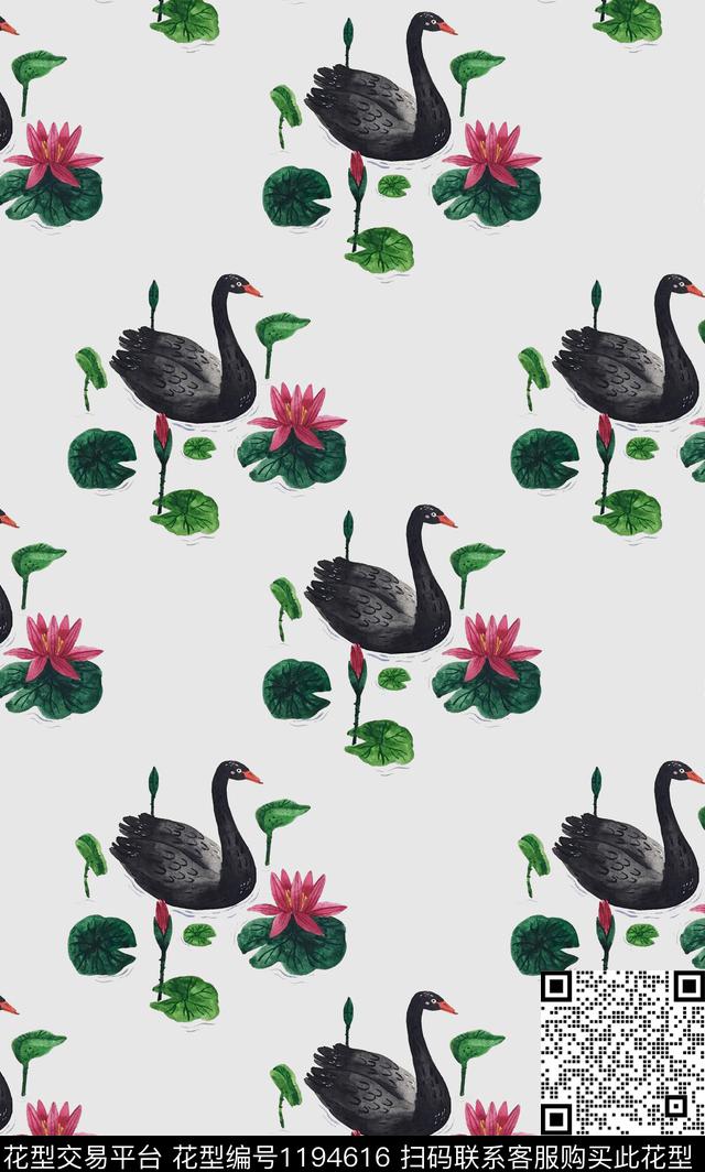 数码华亿平台花卉清爽数码印花华亿平台下载（图片编号: 1194616） - 瓦栏（Walan）