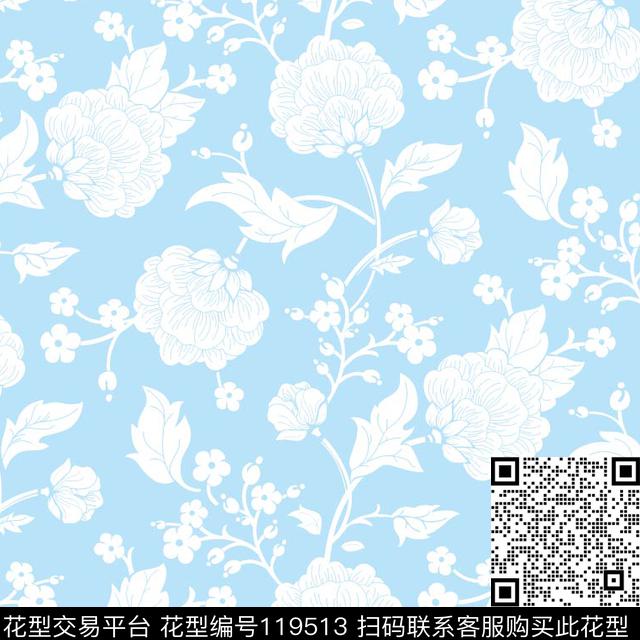 传统印花华亿平台下载（图片编号: 119513） - 瓦栏（Walan）