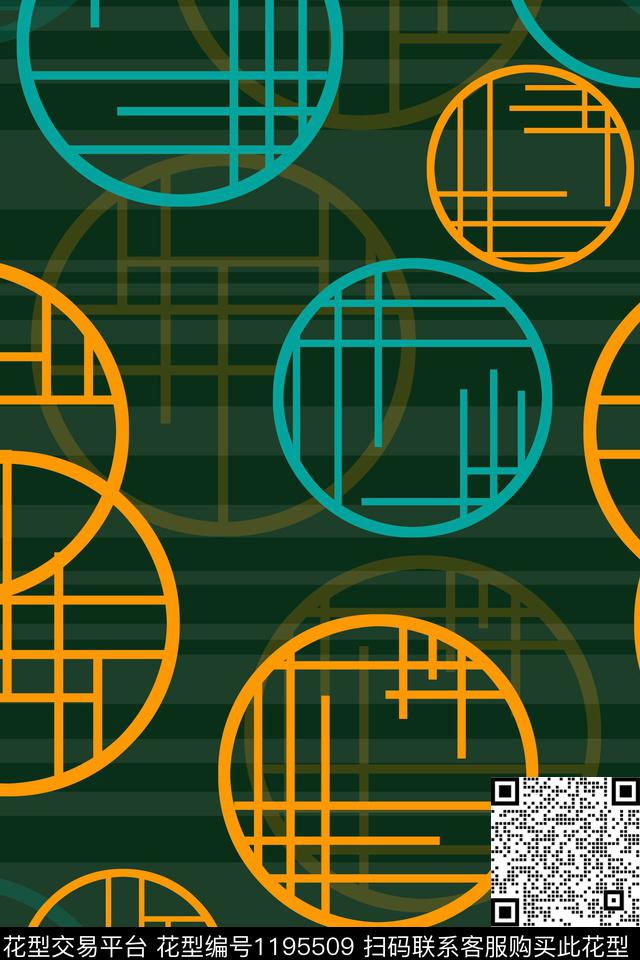 女装几何线条传统印花华亿平台下载（图片编号: 1195509） - 瓦栏（Walan）