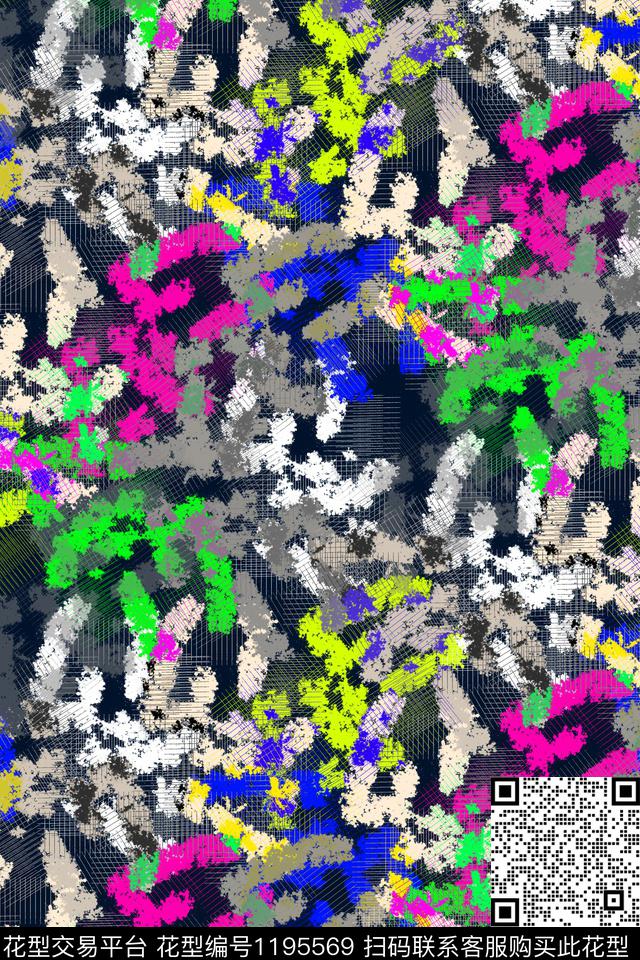 休闲男装迷幻传统印花华亿平台下载（图片编号: 1195569） - 瓦栏（Walan）